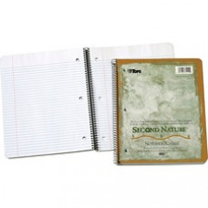 TOPS Second Nature College Rule Spiral Notebooks - Letter - 80 Sheets - Coilock - 8 1/2