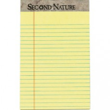 TOPS Second Nature Recycled Jr Legal Writing Pad - 50 Sheets - 0.28