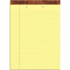 TOPS 2-Hole Top Punched Legal Pad - 50 Sheets - Double Stitched - 0.34