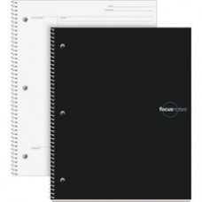 TOPS Idea Collective FocusNotes Wirebound Notebook - Quarto - 100 Sheets - Wire Bound - 20 lb Basis Weight - 9" x 11" - White Paper - Acid-free, Perforated - 1Each