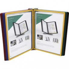 Tarifold Wall-mountable Document Display - 10 Pockets - Support Letter 8.50