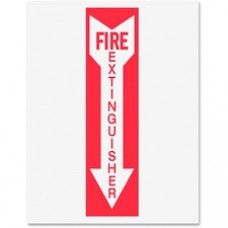 Tarifold Magneto Safety Sign Inserts - Fire Extinguisher - 6 / Pack - Fire Extinguisher Print/Message - Red Print/Message Color - Tear Resistant, Durable, Water Proof, Long Lasting - White, Red