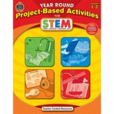 Teacher Created Resources Year Round Grades 1-2 Stem Project-Based Activities Book Printed Book - Book