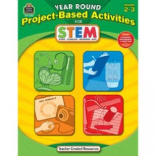 Teacher Created Resources Year Round Grades 3-4 Stem Project-Based Activities Book Printed Book - Book