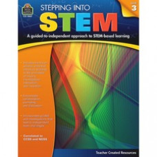 Teacher Created Resources Gr 3 Step Into STEM Workbook Printed Book - Book
