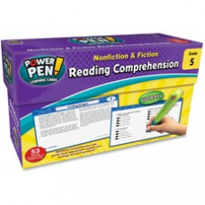 Teacher Created Resources Gr 5 Power Pen Learning Cards - Theme/Subject: Learning - Skill Learning: Reading, Comprehension - 53 Pieces
