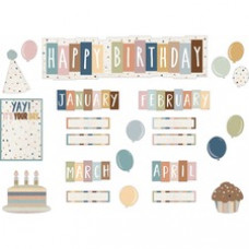Teacher Created Resources Everyone is Welcome Happy Birthday Mini Bulletin Board - Theme/Subject: Welcome - Skill Learning: Birthday - 65 Pieces - 1 Set