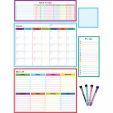 Teacher Created Resources Dry-Erase Task Calendar Set - Assorted - 1 Pack