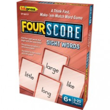 Teacher Created Resources Four Score Sight Words Game - Matching - 3 to 20 Players