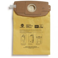 Hoover Hoover HushTone 6-Quart Vacuum Bags - 60 / Carton - Type CB1 - 1.50 gal - Durable, Self-sealing, Disposable, Micro Allergen - Yellow
