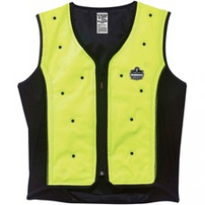 Chill-Its 6685 Premium Dry Evaporative Cooling Vest - Recommended for: Construction, Mining, Landscaping, Carpentry, Biking, Motorcycle, Running - Machine Washable, Long Lasting, Lightweight, Durable, Ventilated, Stretchable, Snug Fit, Antimicrobial, High