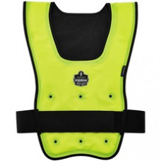 Chill-Its 6687 Economy Dry Evaporative Cooling Vest - Recommended for: Construction, Carpentry, Mining, Landscaping, Biking, Motorcycle, Running - Machine Washable, Long Lasting, Lightweight, Durable, Elastic Waist, Antimicrobial, Heat Resistant, High Vis