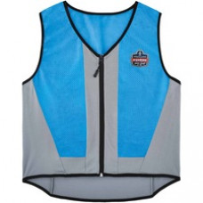 Chill-Its 6667 Wet Evaporative Cooling Vest - PVA - Recommended for: Construction, Landscaping, Sport, Roofing, Gardening, Hiking - Machine Washable, Breathable, Moisture Resistant, Lightweight, Long Lasting, Comfortable, Heat Resistant - Medium Size - Zi