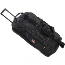 Ergodyne Arsenal 5120 Carrying Case Gear - Black - Water Resistant Back, Wear Resistant, Tear Resistant - 1200D Polyester, Nylon Body - Handle, Shoulder Strap, Telescoping Handle - 12.5