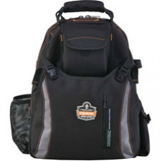 Ergodyne Arsenal 5843 Carrying Case (Backpack) Tools - Black - 1200D Ballistic Polyester, Polyester Body - Shoulder Strap - 18