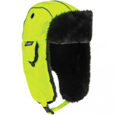 Ergodyne 6802 Classic Trapper Hat - Large (L)/Extra Large (XL) Size - Lime