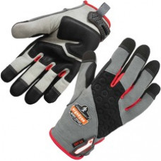 ProFlex 710CR Cut-Resistant Trades Gloves - Small Size - Gray - Cut Resistant, Durable Grip, Reinforced Thumb, Reinforced Fingertip, Flexible, Comfortable, Knitted, Secure Fit, Molded, Hook & Loop Closure, Pull-on Tab, ... - 1 - 2.50