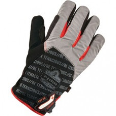 ProFlex 814CR6 Thermal Utility, Cut-Resistant Gloves - Thermal Protection - Small Size - Black - Cut Resistant, Machine Washable, Weather Resistant, Durable, Reinforced Thumb, Pull-on Tab, Molded, Hook & Loop Closure, Secure Fit, Brow Wipe Thumb, ID Tab, 