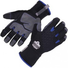 ProFlex 817WP Reinforced Thermal Waterproof Winter Work Gloves - Thermal Protection - Medium Size - Black - Reinforced, Water Proof, Machine Washable, Windproof, Weather Resistant, Breathable, Cold Resistant, Moisture Resistant, Durable, Reinforced Palm P