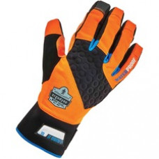 ProFlex 818WP Performance Thermal Waterproof Winter Work Gloves - Thermal Protection - Medium Size - Orange - Water Proof, Machine Washable, Windproof, Weather Resistant, Breathable, Cold Resistant, Moisture Resistant, Durable, Reinforced Fingertip, Abras