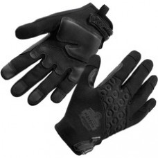 ProFlex 710BLK Tactical Heavy-Duty Utility + Touch Gloves - Small Size - Black - Heavy Duty, Padded Palm, Reinforced Thumb, Reinforced Fingertip, Abrasion Resistant, Flexible, Comfortable, Knitted, Touchscreen Capable, Secure Fit, Molded, ... - For Milita