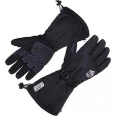 ProFlex 825WP Thermal Waterproof Winter Work Gloves - Thermal Protection - Small Size - Black - Dual Layer, Water Proof, Wind Resistant, Moisture Resistant, Reinforced Fingertip, Abrasion Resistant, Flexible, Secure Fit, Gauntlet Cuff, Lightweight, Touchs