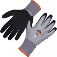 ProFlex 7501 Coated Waterproof Winter Work Gloves - Thermal Protection - Nitrile, Latex Coating - Small Size - Gray - Water Proof, Cold Resistant, Superior Grip, Machine Washable, Cut Resistant, Abrasion Resistant, Comfortable - For Handling Goods, Constr