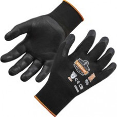 ProFlex 7001-CASE Nitrile-Coated Gloves - Nitrile Coating - Medium Size - Black - Seamless, Knit Wrist, Dirt Resistant, Debris Resistant, Machine Washable, Comfortable, Flexible, Abrasion Resistant, Breathable, Durable, Touchscreen Capable - For Manufactu