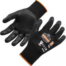 ProFlex 7001 Abrasion-Resistant Nitrile-Coated Gloves DSX - Nitrile Coating - Extra Large Size - Black - Abrasion Resistant, Seamless, Knit Wrist, Dirt Resistant, Debris Resistant, Machine Washable, Comfortable, Flexible, Breathable, Durable, Touchscreen 