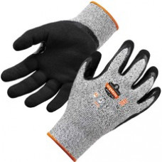 ProFlex 7031 Nitrile-Coated Cut-Resistant Gloves A3 Level - Nitrile Coating - Small Size - Gray - Cut Resistant, Seamless, Knit Wrist, Dirt Resistant, Debris Resistant, Machine Washable, High Visibility, Puncture Resistant, Abrasion Resistant, Reinforced 