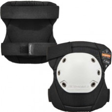 ProFlex 300HL Cap Rounded Cap Knee Pads - Hook and Loop - White, Black, Gray - 840D Nylon, Elastic, Foam