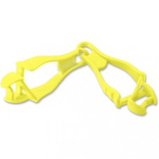 Ergodyne Squids Grabber Clip - for Cloth, Carpentry, Mining, Gloves, Multipurpose, Roofing, Construction - Detachable, Durable, Lightweight, Non-conductive - 1Each - Lime - Copolymer