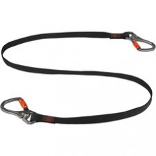 Squids 3139 Tool Lanyard Double-Locking Dual Carabiner with Swivel - 40lbs - 1 Each - 40 lb Load Capacity - 1