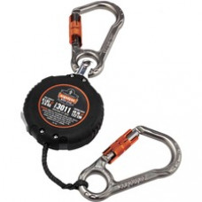 Squids 3011 Retractable Tool Lanyard with Carabiner Mount - 1 Each - 8 lb Load Capacity - 1