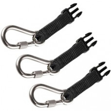 Squids 3025 Retractable Tool Lanyard Accessory Pack - SS Carabiner Attachments - 1 Each - 1 lb Load Capacity - 1.5