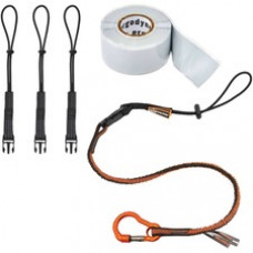 Squids 3181 Tool Tethering Kit - 5lbs / 2.3kg - Anodized Aluminum Alloy, Polyester, Elastic - 1 Each