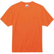 GloWear 8089 Non-certified T-shirt - 5XL Size - Polyester - Orange