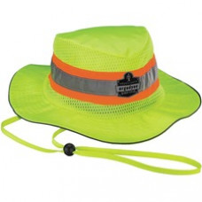 GloWear 8935 HI-Vis Ranger Sun Hat - Small (S)/Medium (M) Size - Polyester - Lime