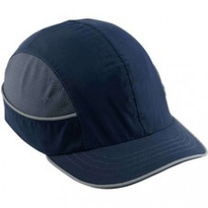 Skullerz 8950XL Bump Cap Hat - Recommended for: Industrial, Mechanic, Factory, Home, Baggage Handling - Comfortable, Impact Resistant, Machine Washable, Removable - X-Large Size - Bump, Scrape, Head Protection - Navy - 1 / Each