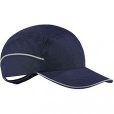 Skullerz 8950XL Bump Cap Hat - Recommended for: Industrial, Mechanic, Factory, Home, Baggage Handling - Comfortable, Impact Resistant, Machine Washable, Removable - Extra Large Size - Bump, Scrape, Head Protection - Navy - 1 / Each