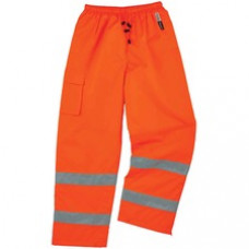 GloWear 8925 Class E Thermal Pants - For Weather Protection - Small (S) Size - Orange - Polyester, Polyurethane, Thinsulate