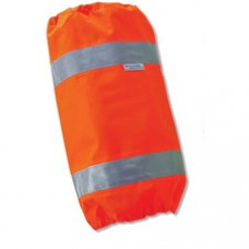 GloWear 8008 Class E Hi-Vis Leg Gaiters - Weather Proof, Reflective - Drawstring Closure Closure - Polyurethane, Polyurethane - Orange - 12 / Carton