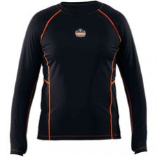 N-Ferno 6435 Thermal Base Layer Long Sleeve Shirt - Medium Size - Fabric - Black