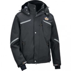 N-Ferno 6466 Thermal Jacket - 3XL Size - Nylon - Black