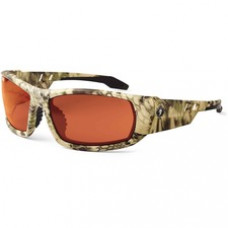 Skullerz Odin Copper Lens Safety Glasses - Recommended for: Sport, Shooting, Boating, Hunting, Fishing, Skiing, Construction, Landscaping, Carpentry - Scratch Resistant, Durable, Non-slip, Sweat Resistant, Impact Resistant, Anti-glare, Comfortable, Break 