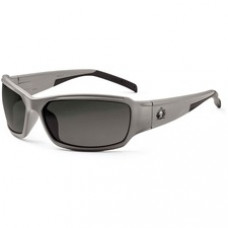 Skullerz THOR Smoke Lens Matte Gray Safety Glasses - Recommended for: Construction, Carpentry, Woodworking, Landscaping, Boating, Skiing, Fishing, Hunting, Shooting, Sport - Durable, Bendable Frame, Flexible Frame, Break Resistant, Non-Slip Temple, Rubber