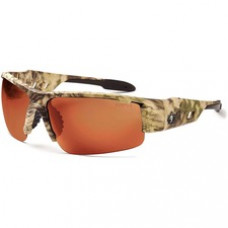 Skullerz Dagr Copper Lens Safety Glasses - Recommended for: Sport, Shooting, Boating, Hunting, Fishing, Skiing, Construction, Landscaping, Carpentry - Scratch Resistant, Durable, Non-slip, Sweat Resistant, Impact Resistant, Anti-glare, Comfortable, Break 