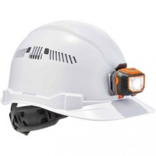 Skullerz 8972LED Cap-Style Hard Hat - Recommended for: Construction, Utility, Oil & Gas, Construction, Forestry, Mining, General Purpose - Vented, Comfortable, LED Light, Heavy Duty, Lightweight, Machine Washable, Removable, Sweatband, Moisture Resistant,