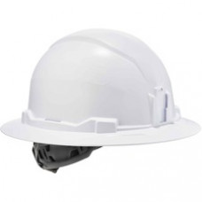 Skullerz 8971 Full Brim Hard Hat - Recommended for: Construction, Utility, Oil & Gas, Construction, Forestry, Mining, General Purpose - Comfortable, Heavy Duty, Lightweight, Machine Washable, Removable, Sweatband, Moisture Resistant, Adjustable Ratchet, F