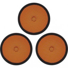 Skullerz 8983 Hard Hat Pad Replacement (3-Pack) - 3 Pack - Orange
